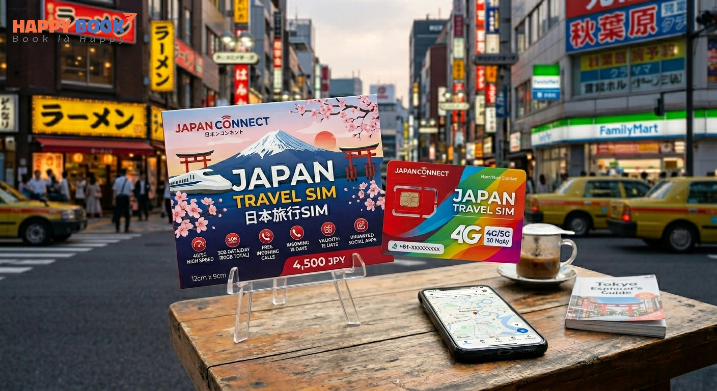 Địa chỉ mua sim 4G du lịch Nhật Bản uy t&iacute;n