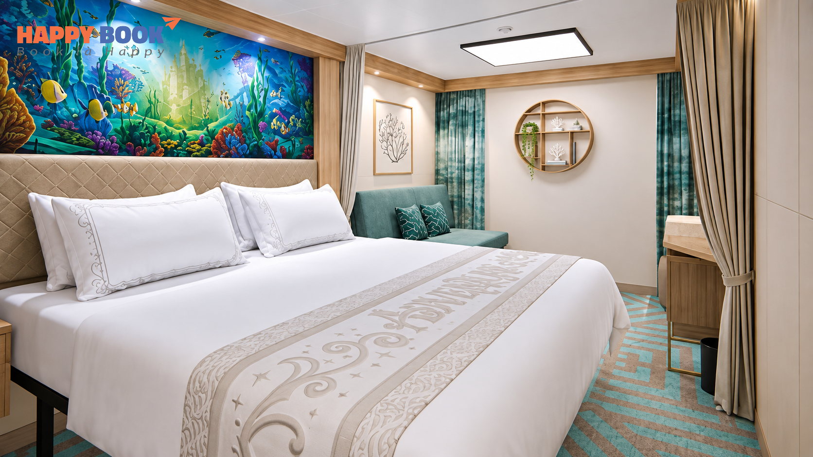 Các loại phòng du thuyền Disney Singapore