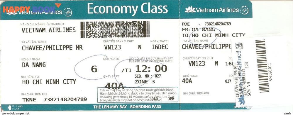 Cách lấy lại boarding pass Vietnam Airlines