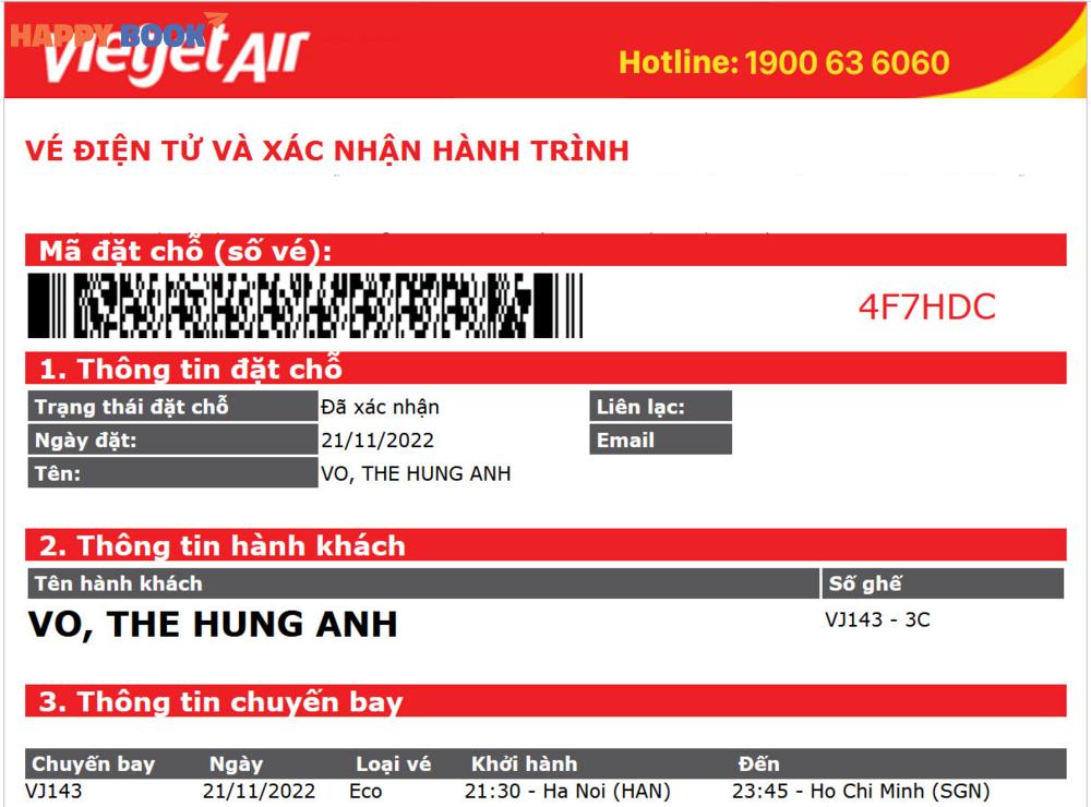 Dùng để làm thủ tục check in trực tuyến