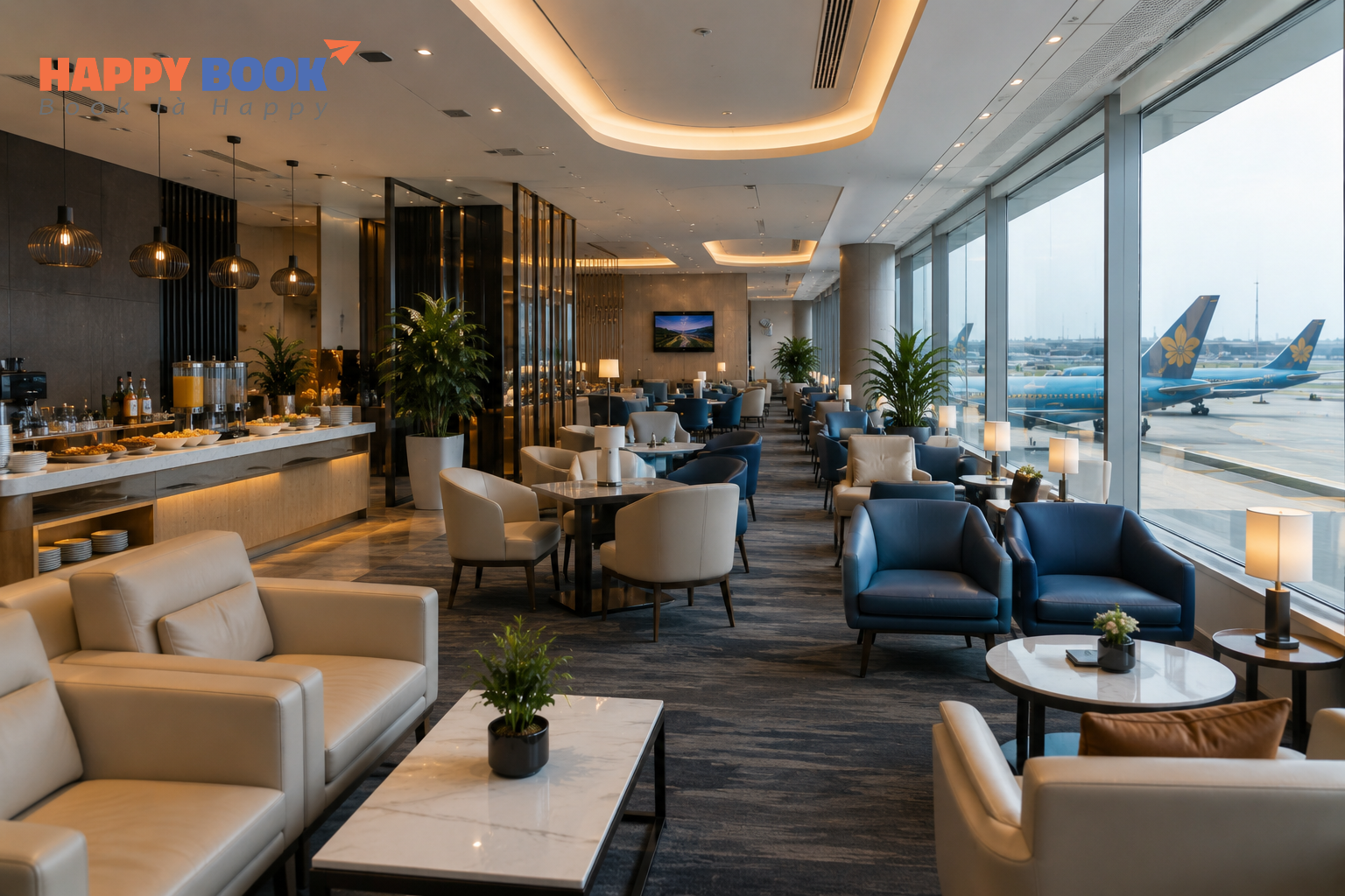 Giới thiệu phòng chờ thương gia Vietnam Airlines