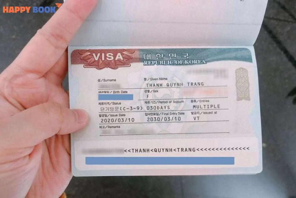 Ho&agrave;n tất Hồ sơ xin visa 5 năm H&agrave;n Quốc