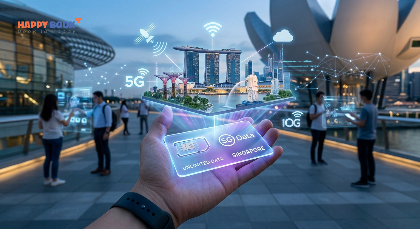 Hướng dẫn sử dụng sim du lịch Singapore