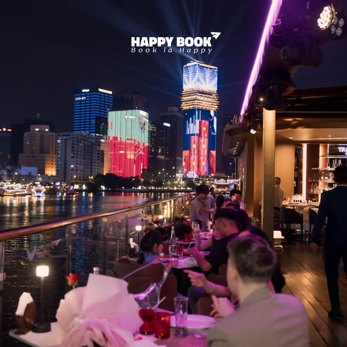 Lịch tr&igrave;nh trải nghiệm du thuyền 5 sao tr&ecirc;n s&ocirc;ng S&agrave;i G&ograve;n