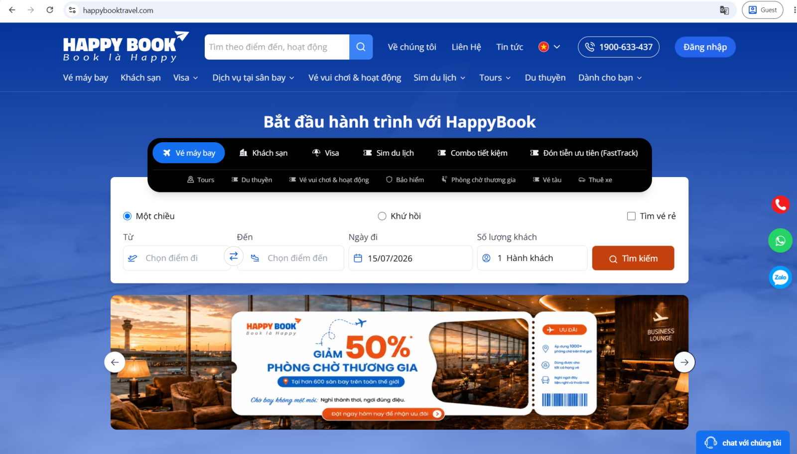 L&yacute; do n&ecirc;n lựa chọn đặt ph&ograve;ng chờ s&acirc;n bay tại Happybook Travel