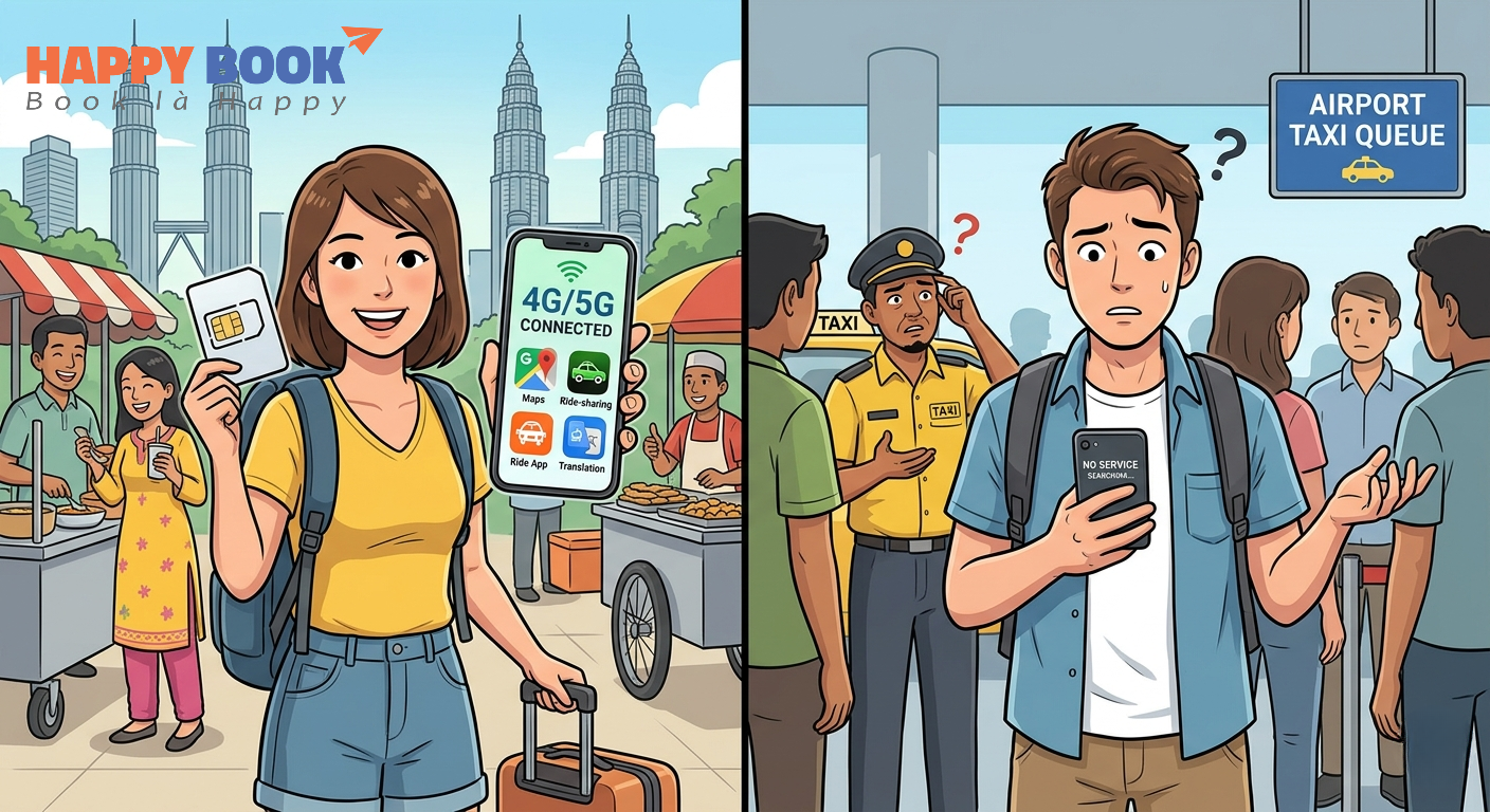 L&yacute; do n&ecirc;n mua sim du lịch Malaysia trước khi đi