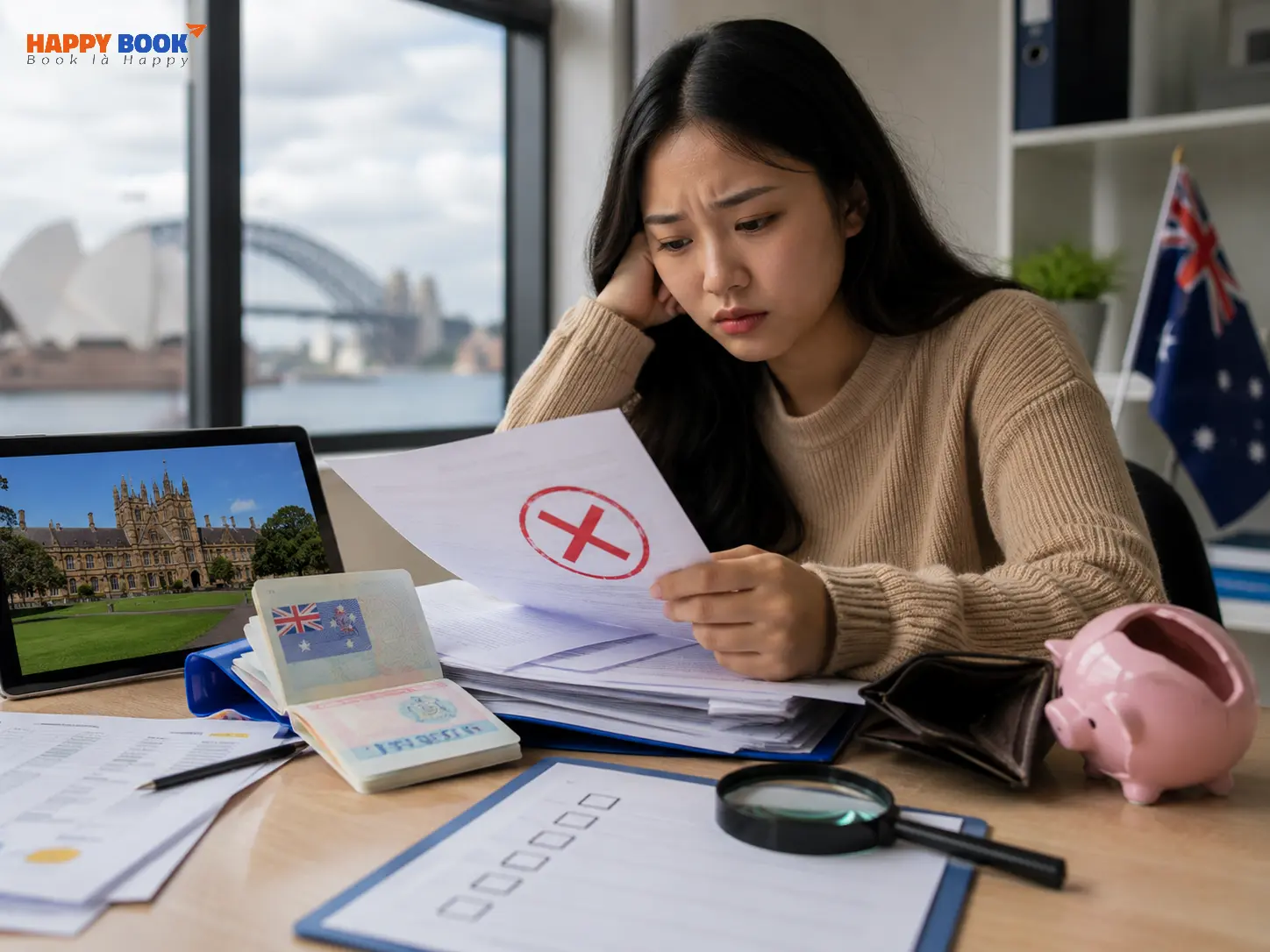Những l&yacute; do khiến hồ sơ xin visa du học &Uacute;c bị từ chối
