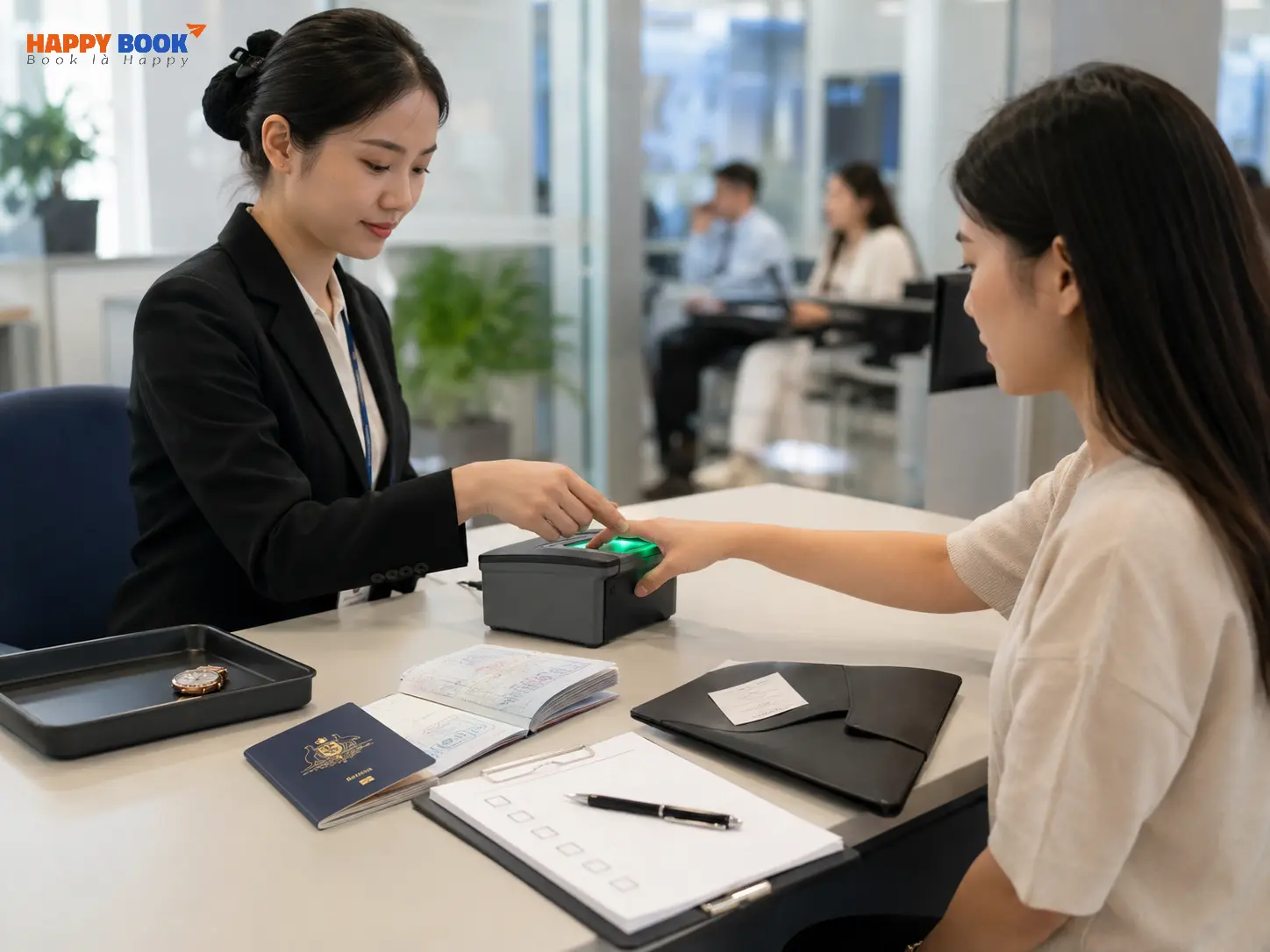 Những lưu &yacute; quan trọng khi lấy dấu v&acirc;n tay visa &Uacute;c