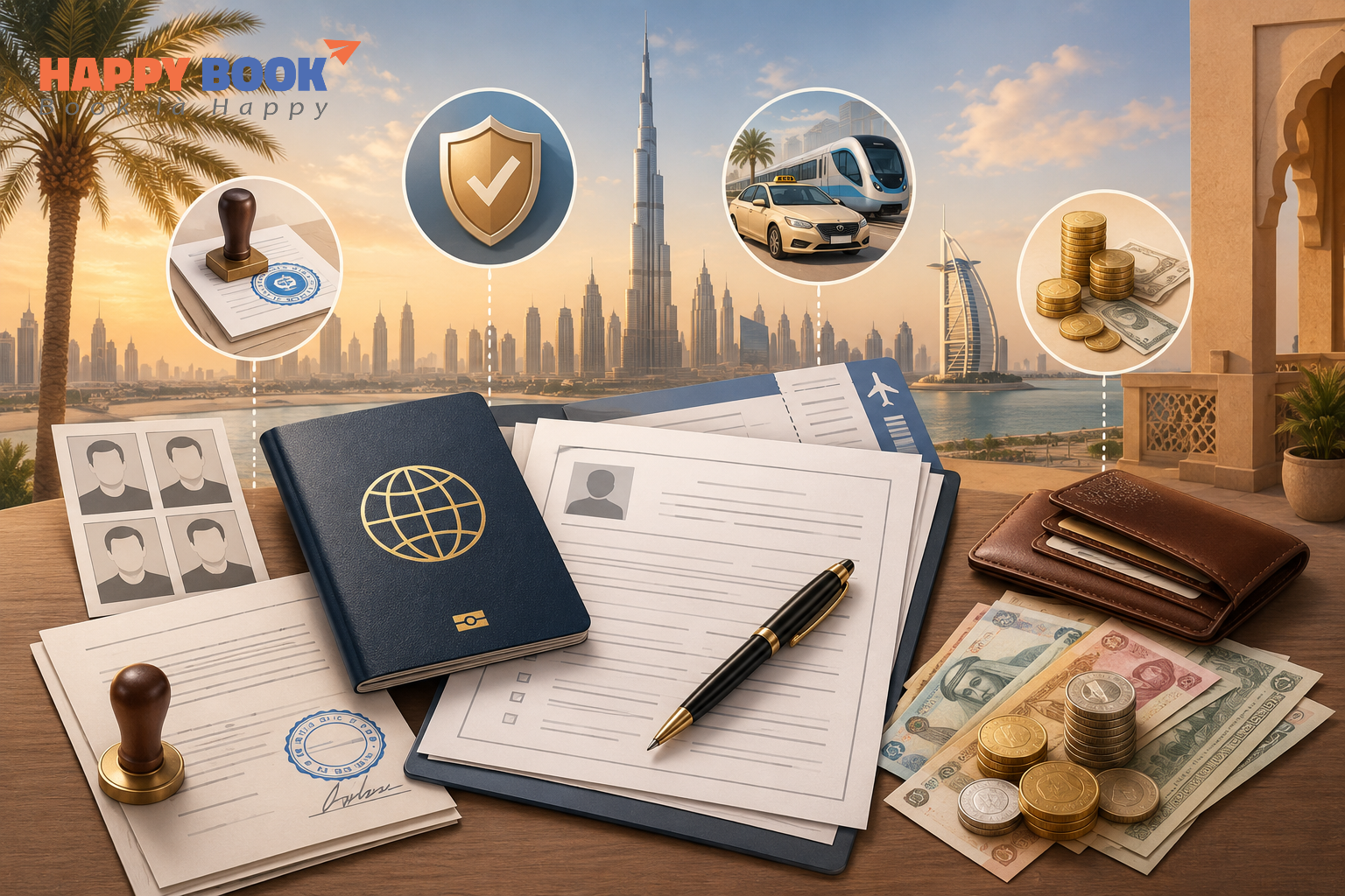 Những khoản chi ph&iacute; ph&aacute;t sinh khi l&agrave;m visa Dubai