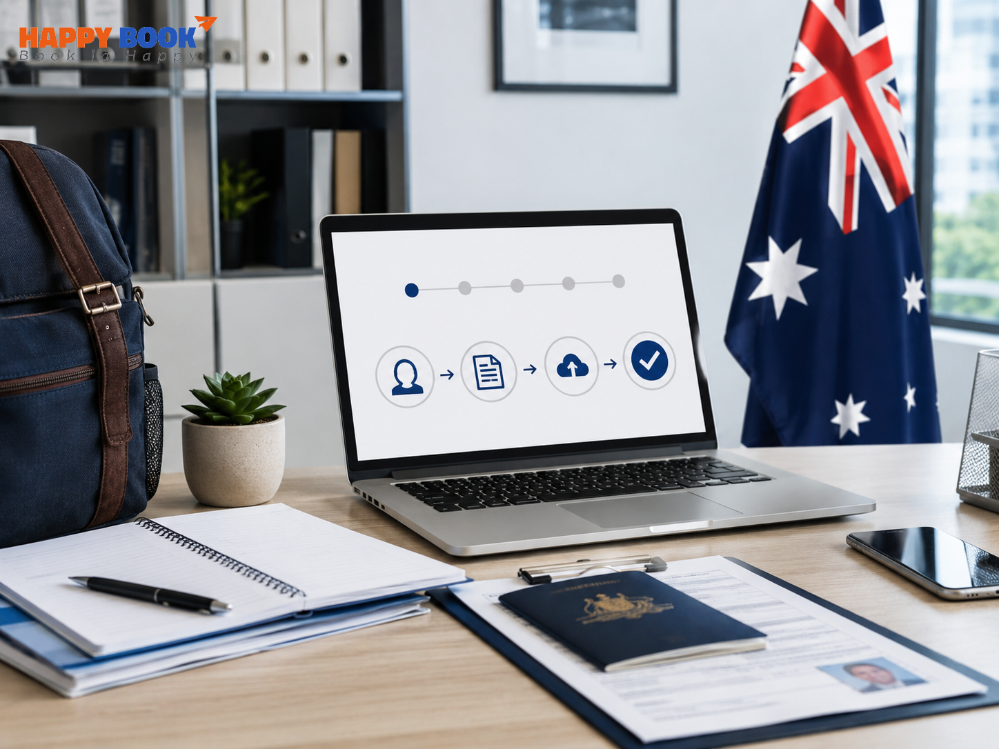 Quy trình gia hạn visa du học Úc online