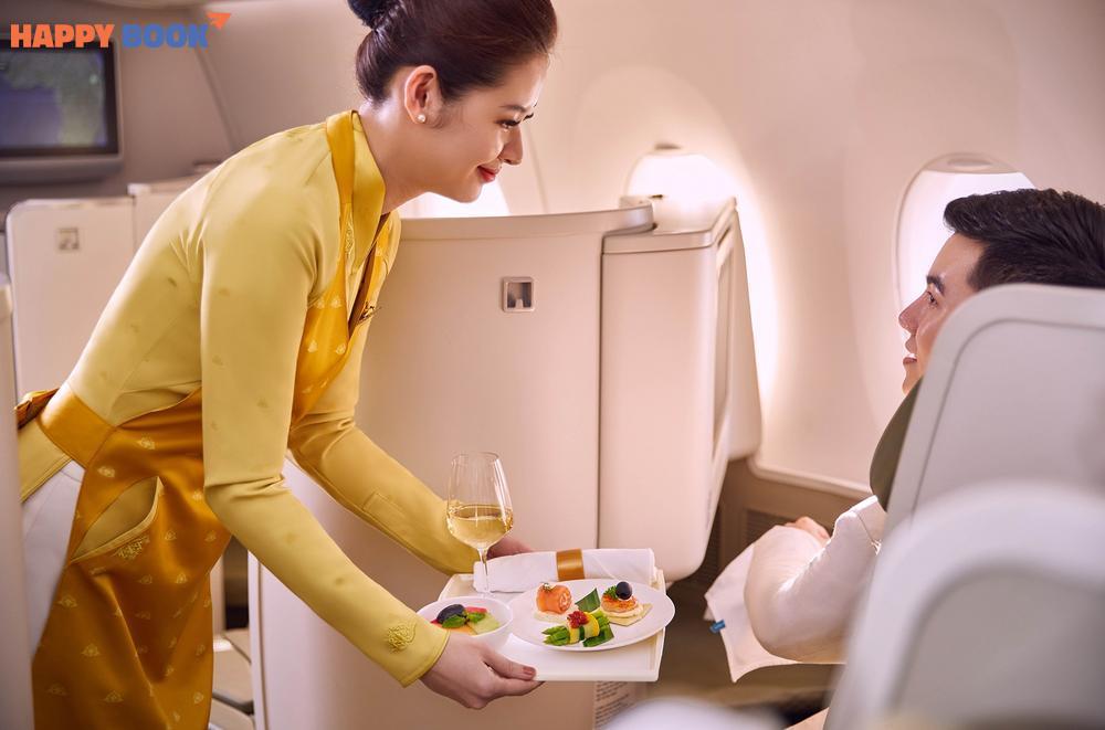Thực đơn món ăn Vietnam Airlines theo hạng ghế ngồi