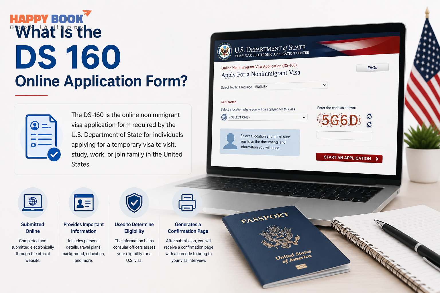 The DS 160 Online Application Form