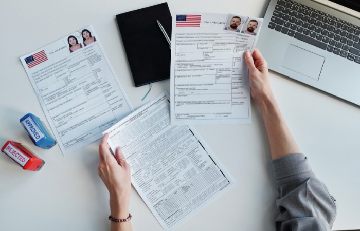 hồ  sơ xin visa mỹ