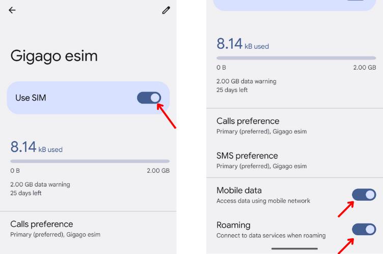 eSIM guide step image