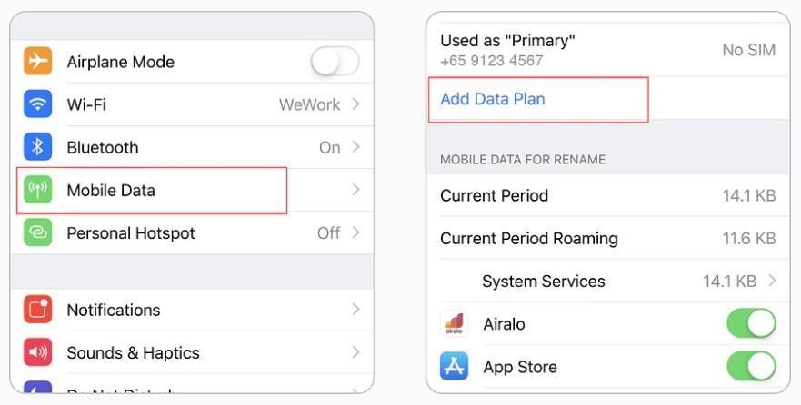 eSIM guide step image