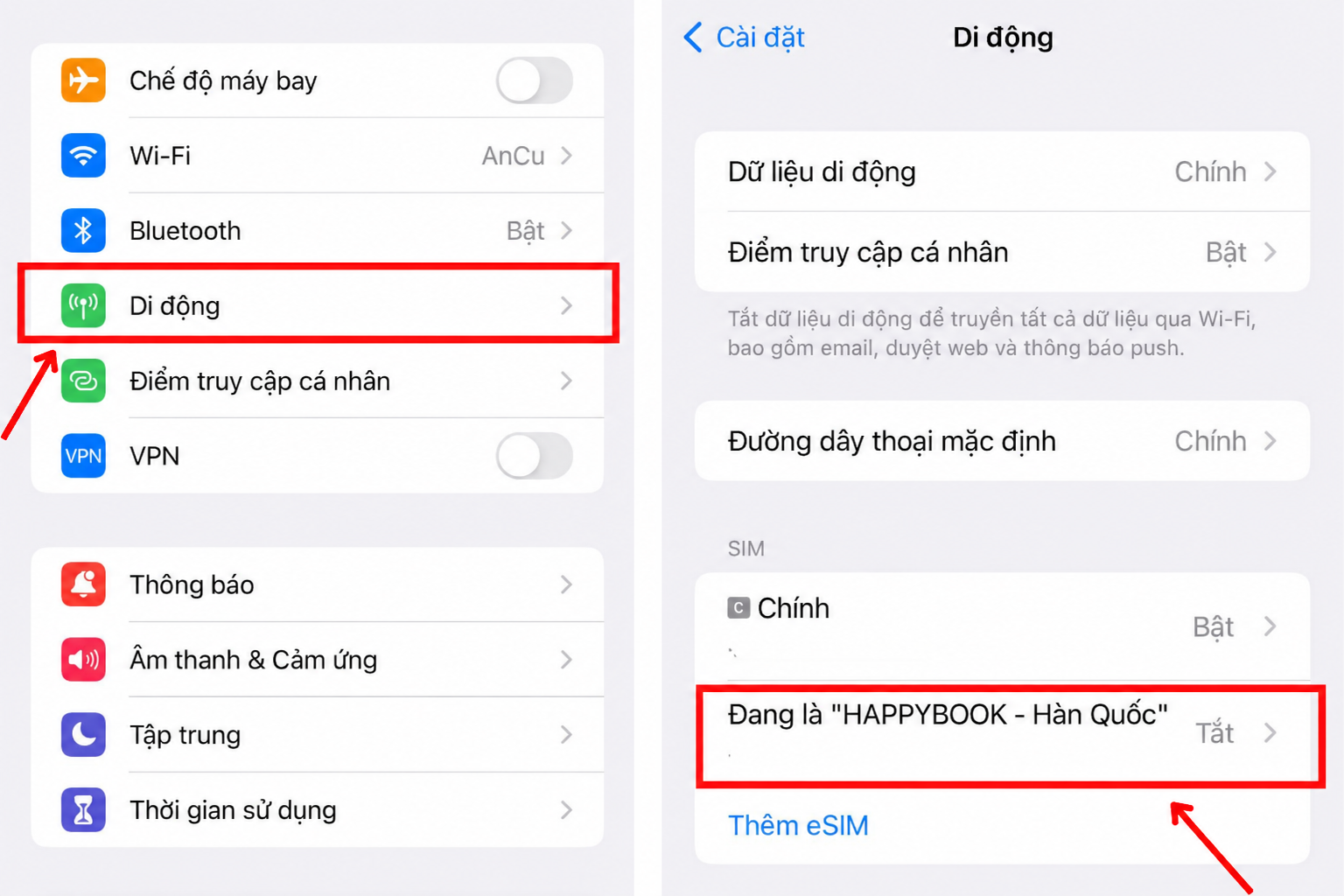 eSIM guide step image