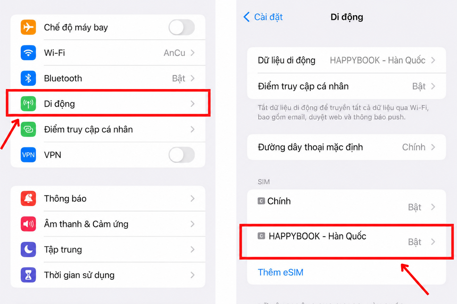 eSIM guide step image
