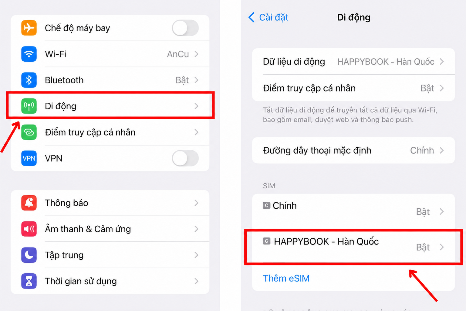 eSIM guide step image