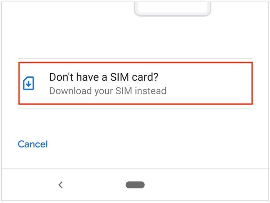 eSIM guide step image