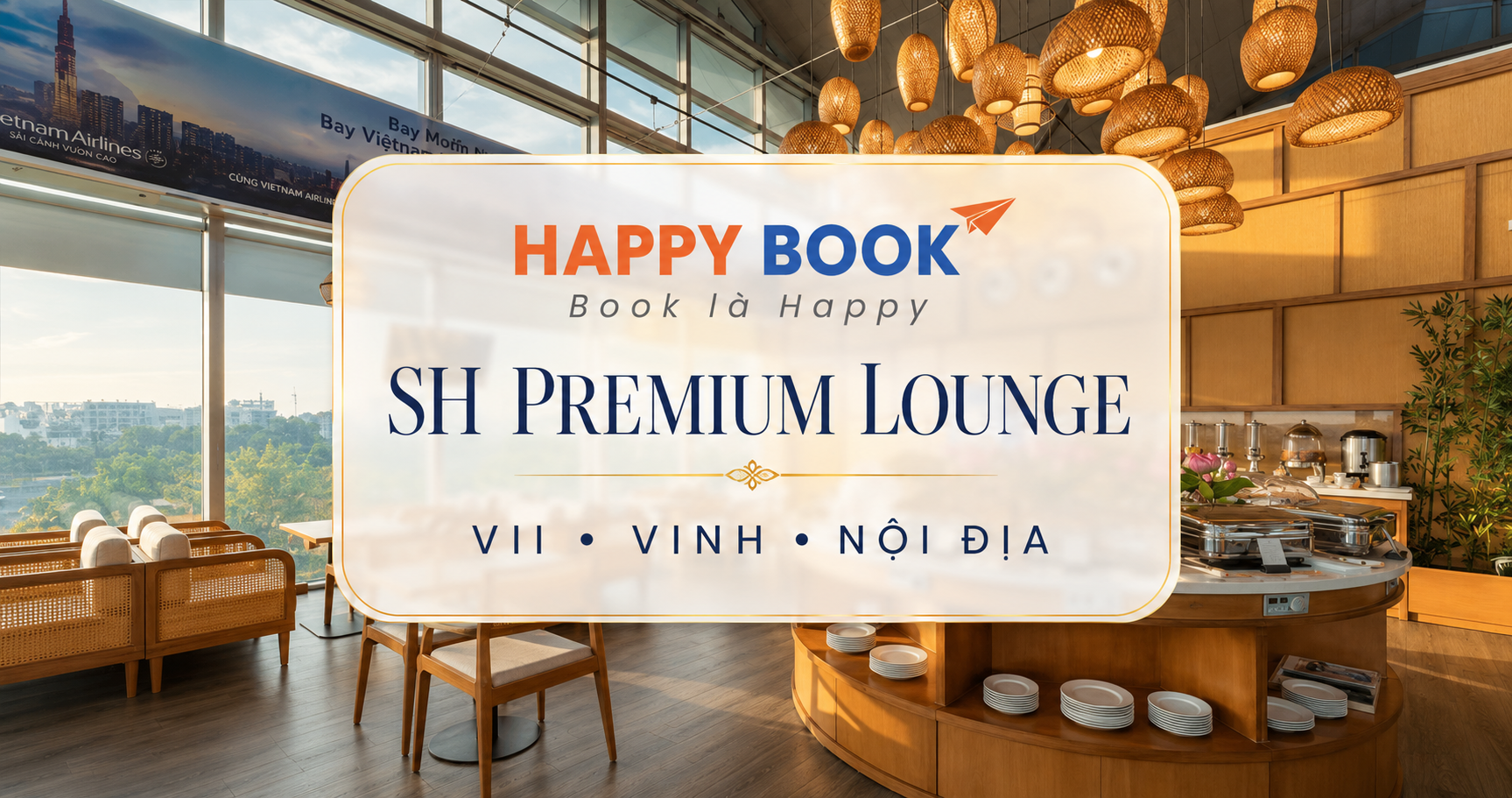 Phòng chờ Thương gia SH Premium Lounge tại sân bay Vinh